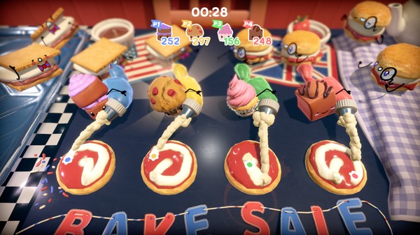 又一款“派对动物”?蛋糕互殴游戏《Cake Bash》登录STEAM,售价70元插图4 欢乐向派对新游《Cake Bash》登陆Steam 支持中文