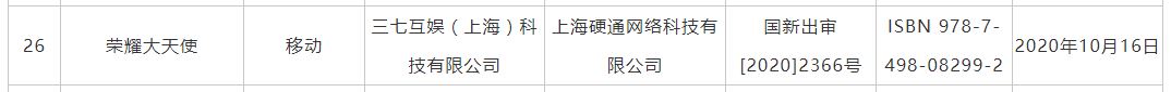 新一批国产网游版号发布：67款游戏过审均为手游
