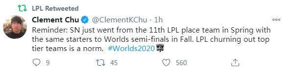 推特热议SN进入四强：焕峰值得一个烬的皮肤！