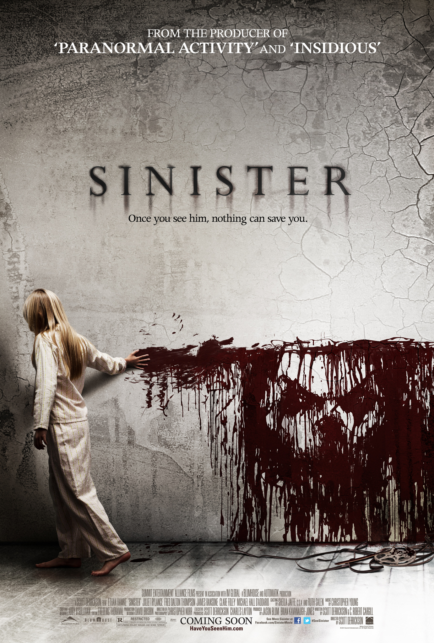 美媒调查:2012年上映的《险恶(Sinister)》为史上最恐怖电影插图 科学研究称《险恶》是有史以来最恐怖的电影