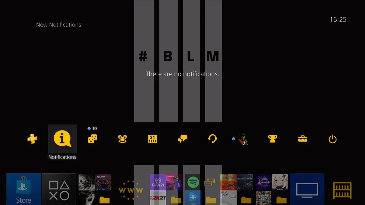 索尼给PS4欧美服送出免费“黑命贵”主题
