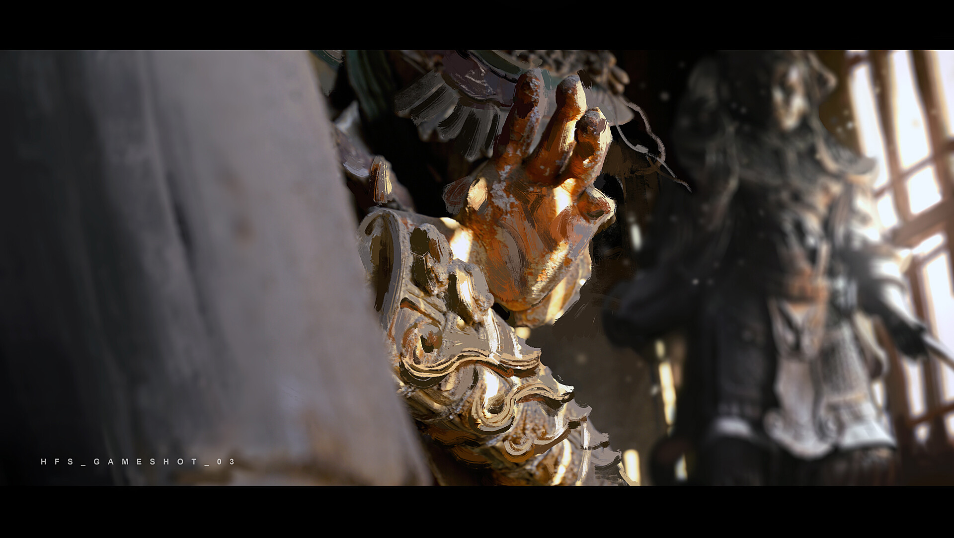 《黑神话：悟空》游戏早期概念图 猴子和白龙亮相