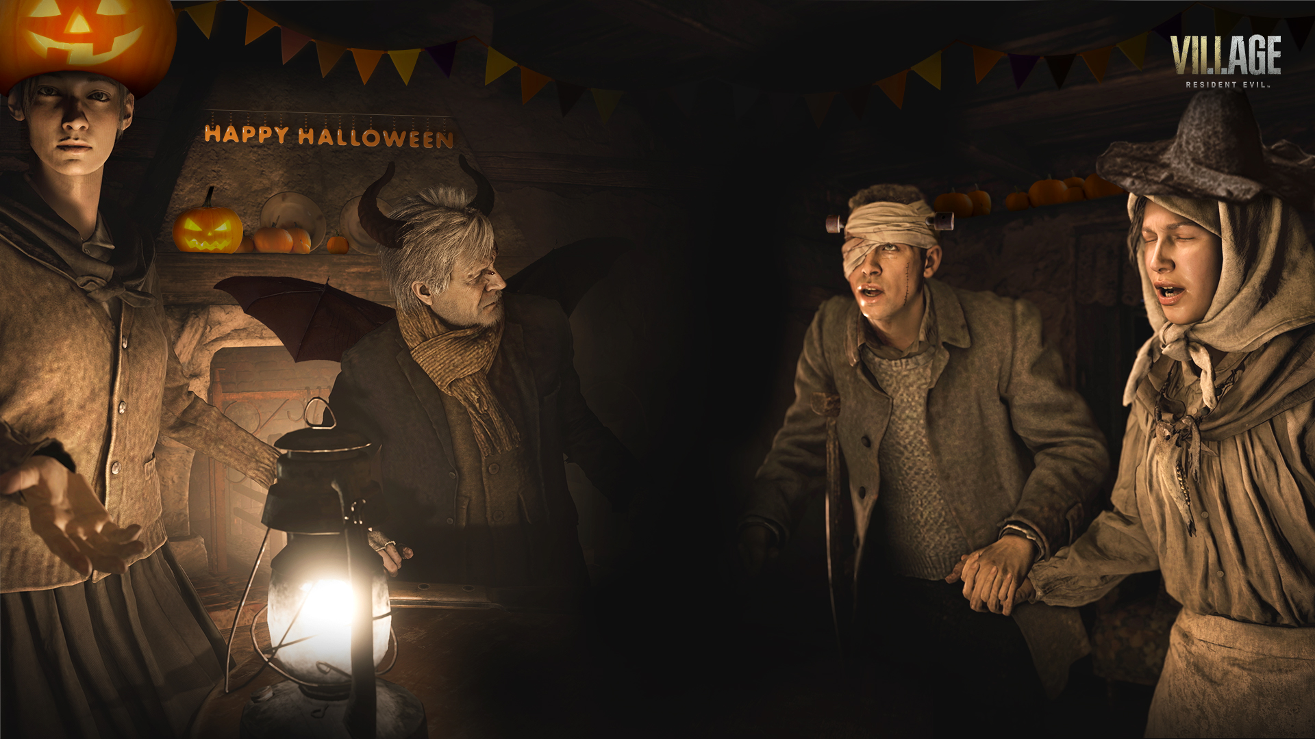 《生化危机8》发布万圣节特别壁纸 完美贴合恐怖主题