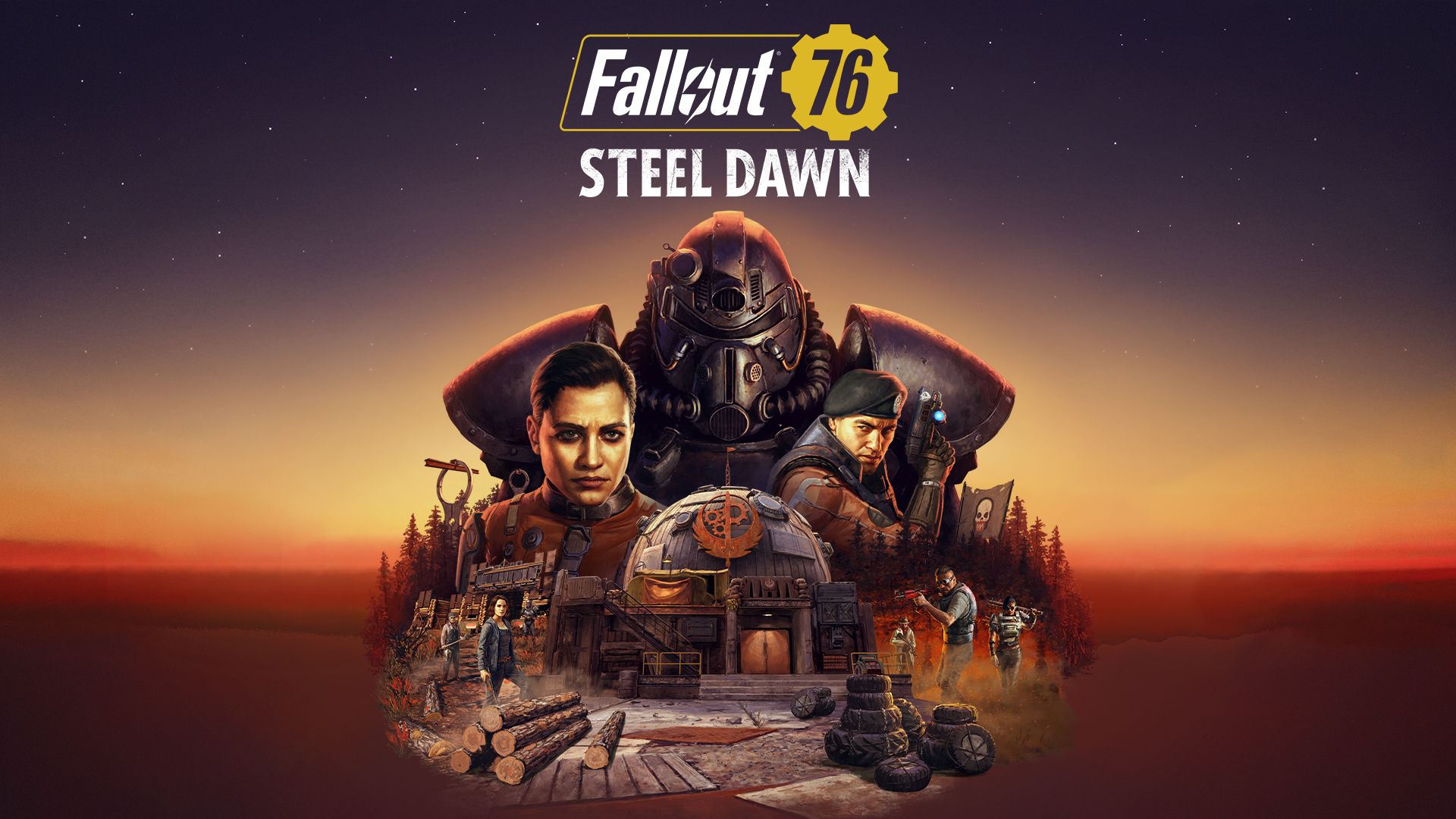 《辐射76》DLC6:“钢铁黎明”公布,年底发售插图 《辐射76》“钢铁黎明”预告片 钢铁兄弟会回归