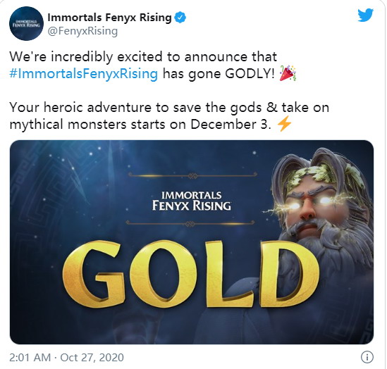 《渡神纪：芬尼斯崛起》进厂压盘 英雄之旅即将开启