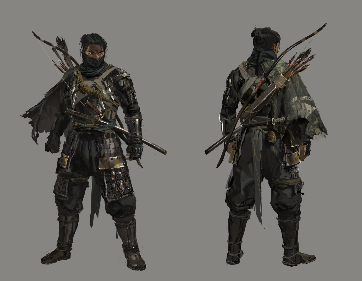 《对马岛之鬼》艺术设定图欣赏 效果非常惊艳