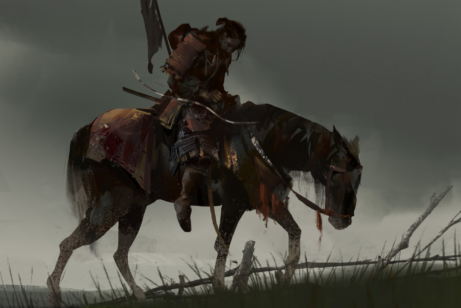 《对马岛之鬼》艺术设定图欣赏 效果非常惊艳