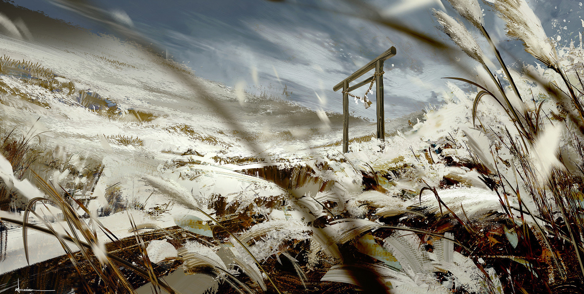 《对马岛之鬼》艺术设定图欣赏 效果非常惊艳