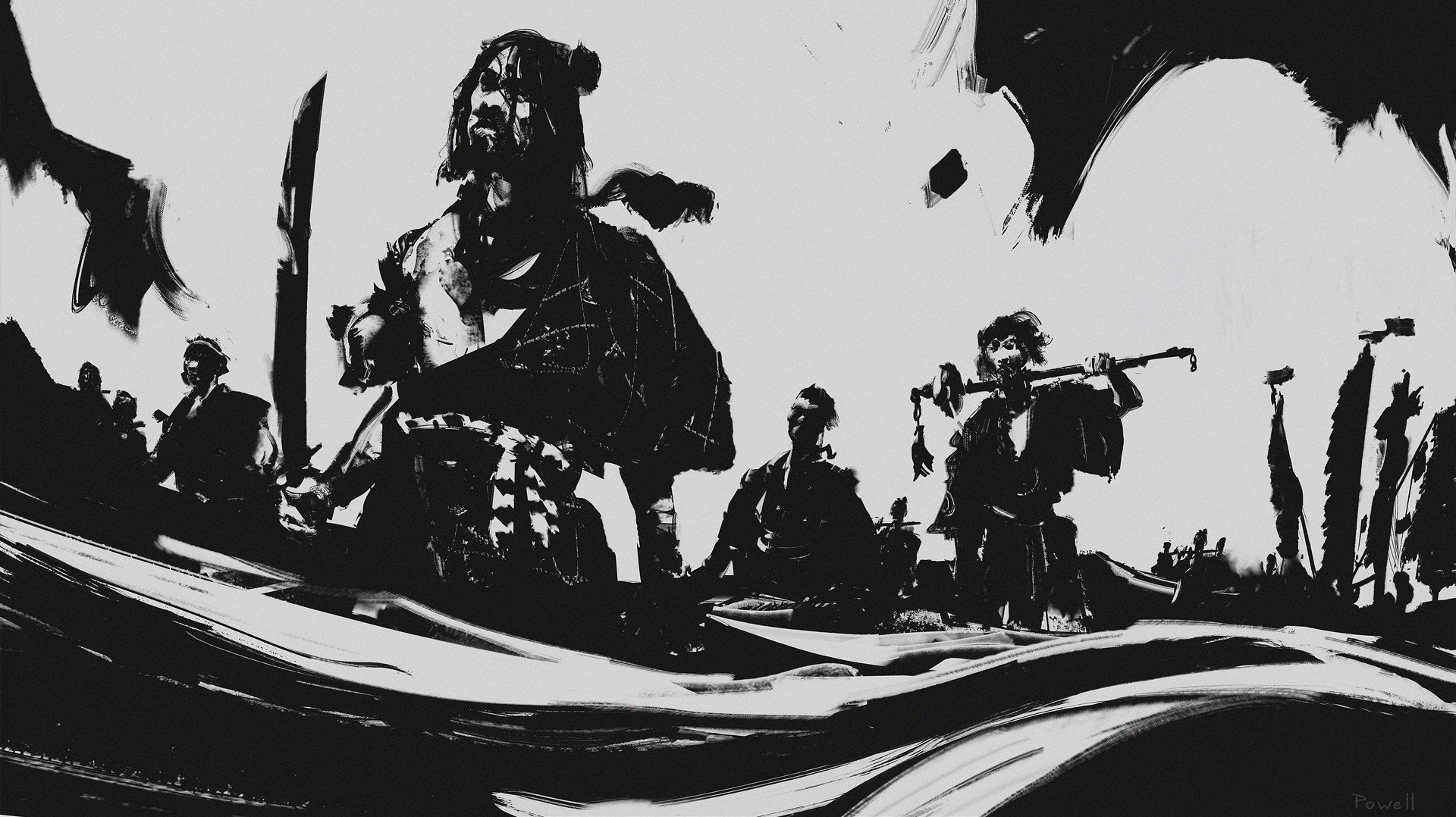 《对马岛之鬼》艺术设定图欣赏 效果非常惊艳