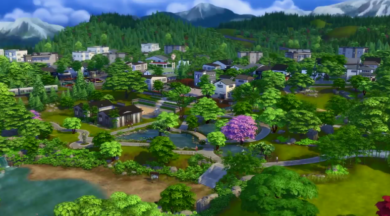 《模拟人生4》DLC“雪国胜地”最新预告插图1 《模拟人生4》雪国胜地新预告公开:享受冬日温泉