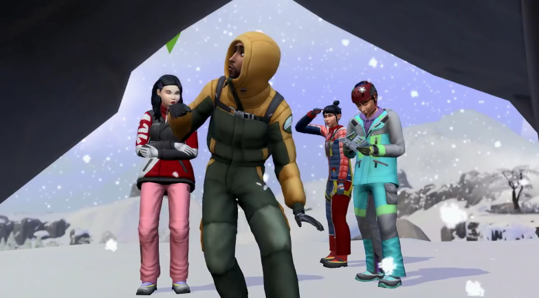《模拟人生4》DLC“雪国胜地”最新预告插图6 《模拟人生4》雪国胜地新预告公开:享受冬日温泉