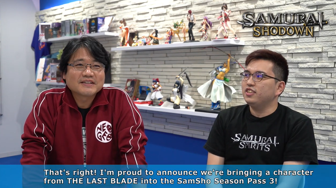 自家联动 《侍魂：晓》新DLC人物来自于《月华剑士》