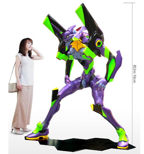 《新世纪福音战士》初号机2米高巨型手办登场 定价10万元