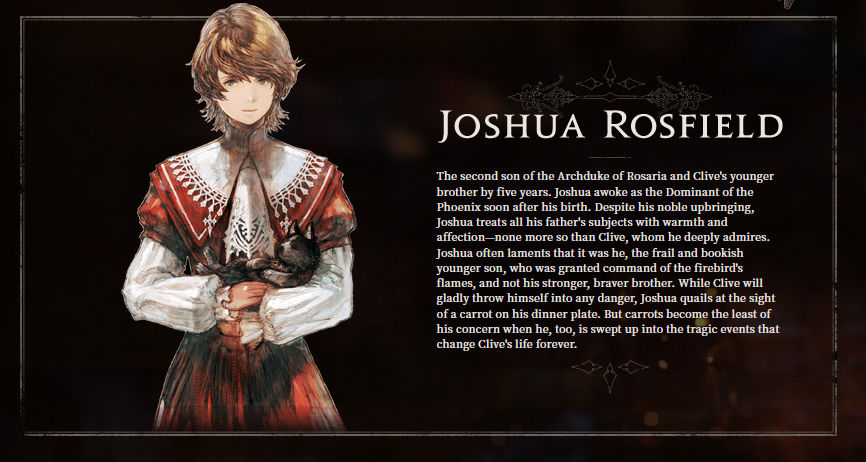 《最终幻想16》官网上线 公开角色立绘和世界观