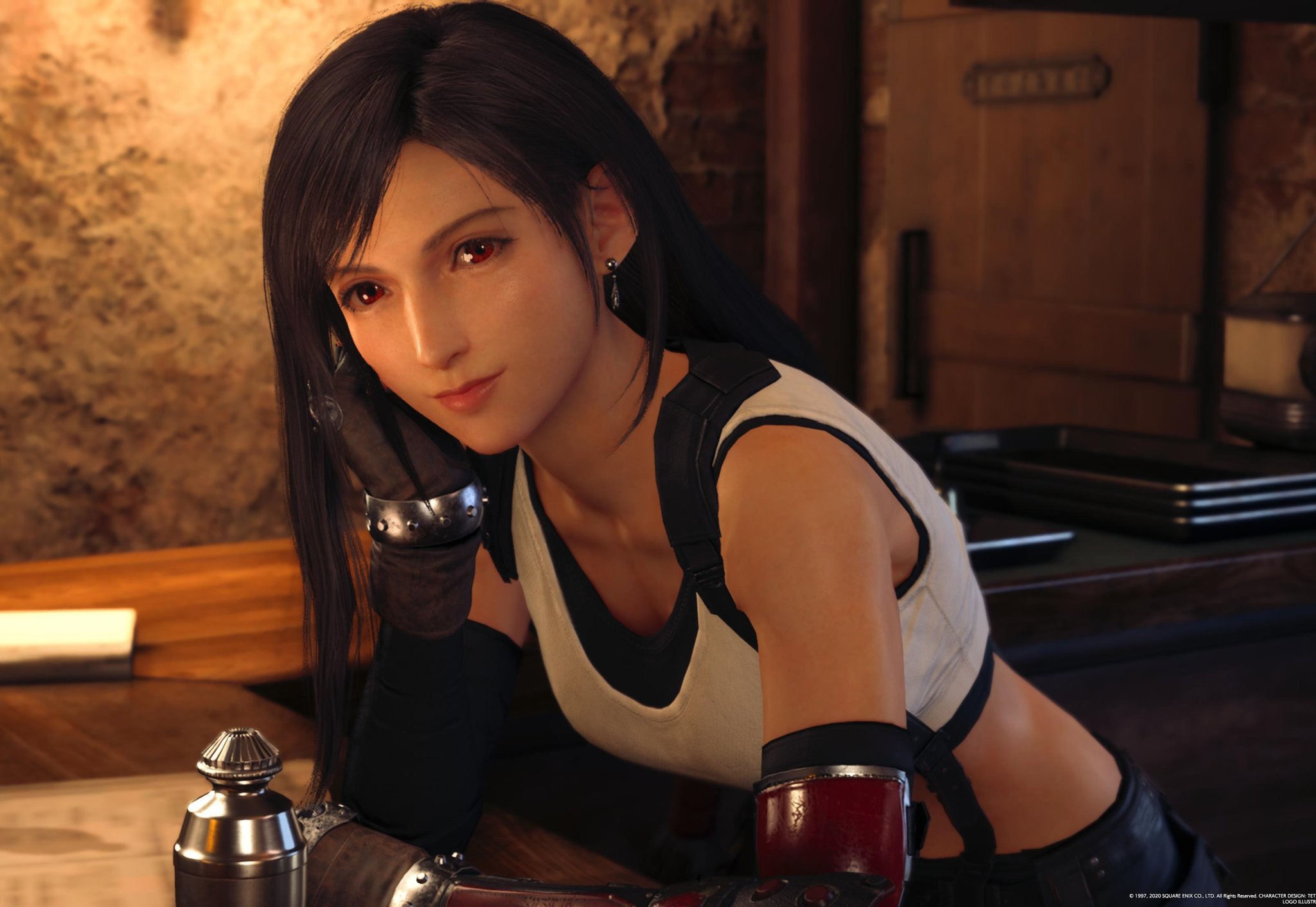 《最终幻想7》设定集公开蒂法罩杯 32D