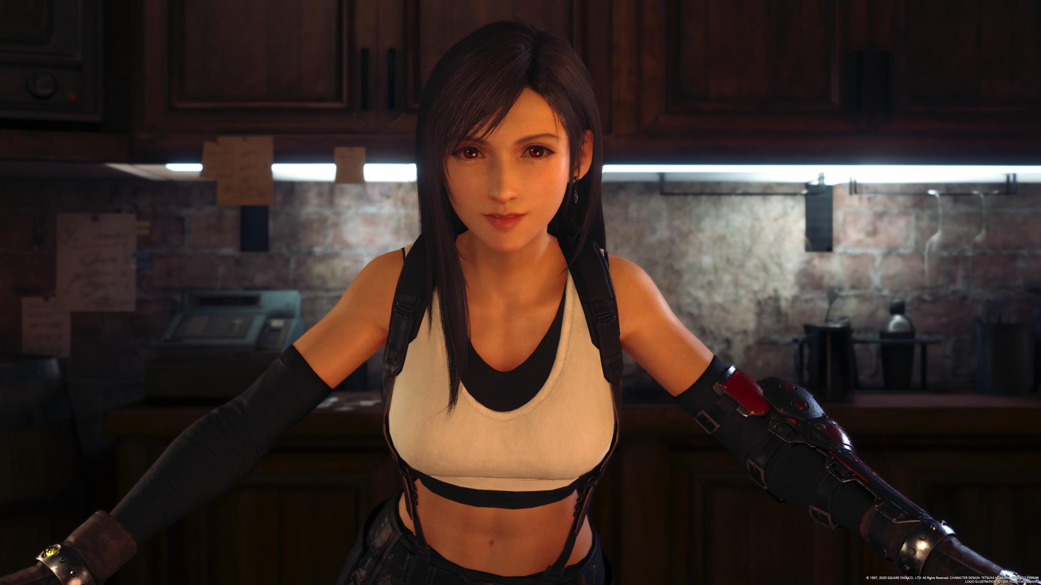 《最终幻想7》设定集公开蒂法罩杯 32D