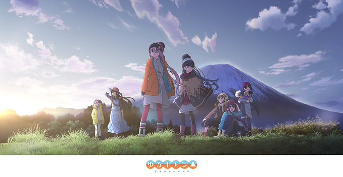 《摇曳露营△》第二季新图公开,明年1月开播!插图1 TV动画《摇曳露营△》第2季新视觉图公开 2021年1月开播