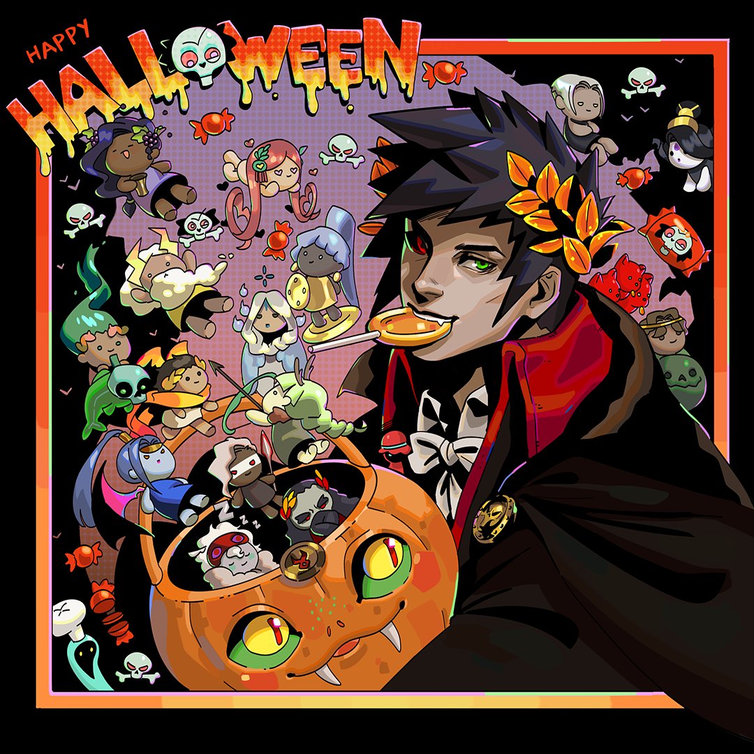 《怪物猎人》《恶魔之魂》等IP万圣节贺图放送