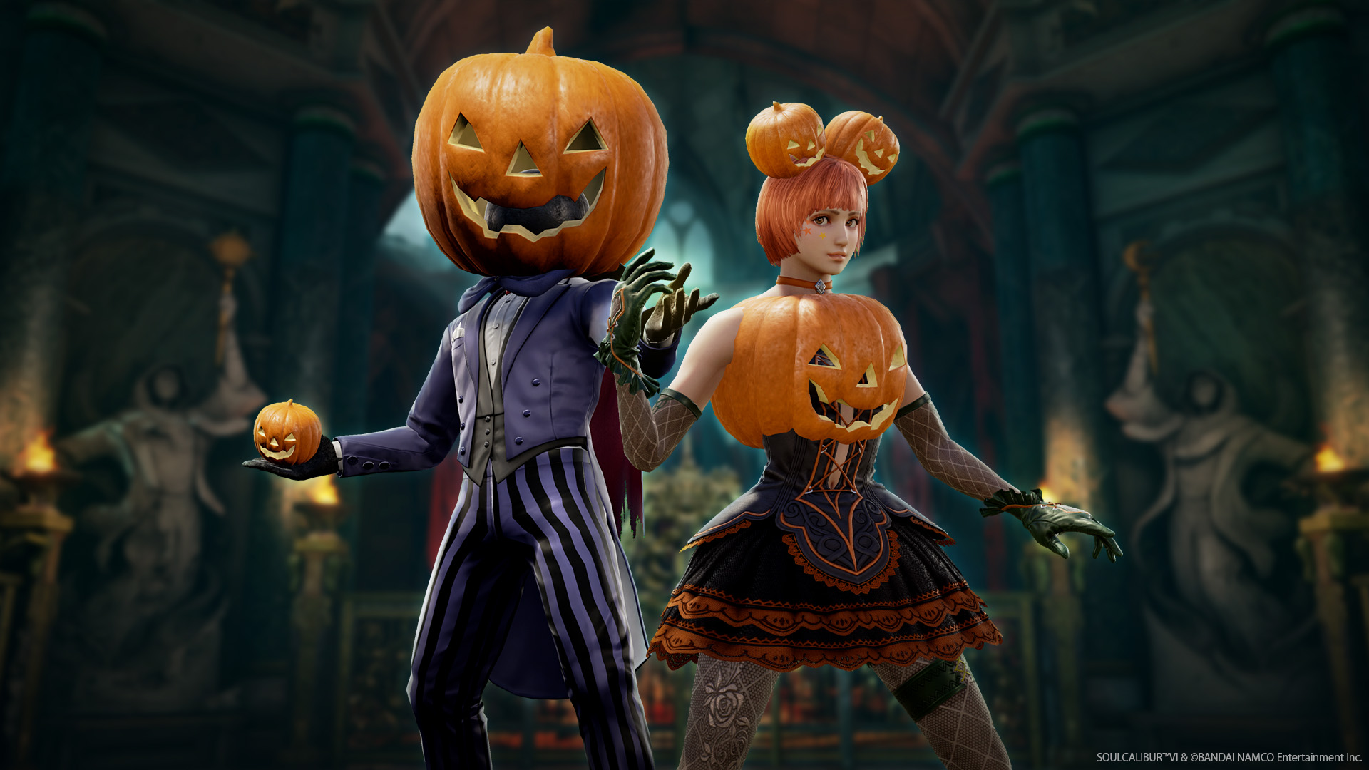 《怪物猎人》《恶魔之魂》等IP万圣节贺图放送