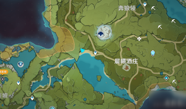 原神攻略:全部54个华丽宝箱 位置大全插图23 原神隐藏宝箱位置大全 全53个华丽宝箱位置一览