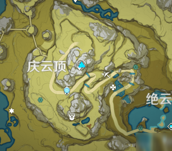 原神攻略:全部54个华丽宝箱 位置大全插图46 原神隐藏宝箱位置大全 全53个华丽宝箱位置一览