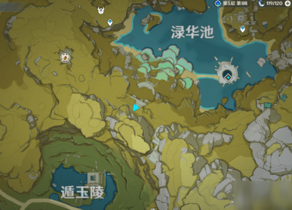 原神攻略:全部54个华丽宝箱 位置大全插图48 原神隐藏宝箱位置大全 全53个华丽宝箱位置一览