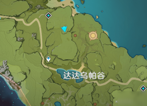 原神攻略:全部54个华丽宝箱 位置大全插图66 原神隐藏宝箱位置大全 全53个华丽宝箱位置一览