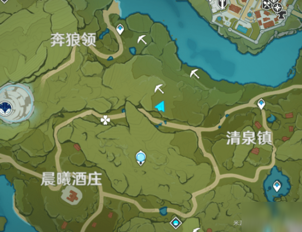 原神攻略:全部54个华丽宝箱 位置大全插图70 原神隐藏宝箱位置大全 全53个华丽宝箱位置一览