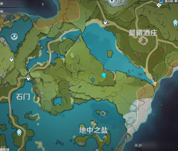 原神攻略:全部54个华丽宝箱 位置大全插图76 原神隐藏宝箱位置大全 全53个华丽宝箱位置一览