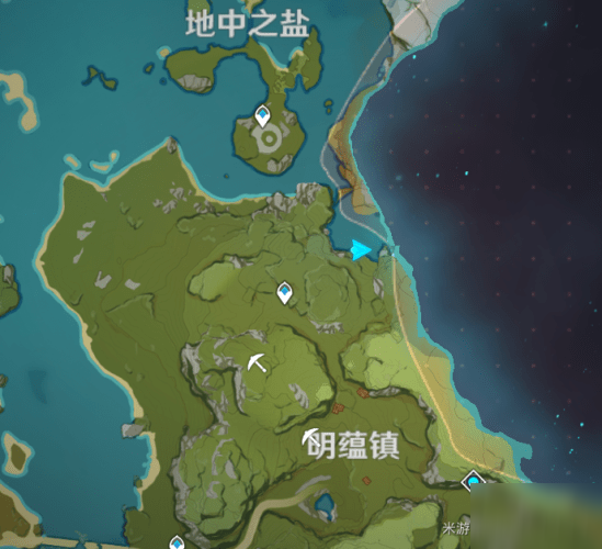 原神攻略:全部54个华丽宝箱 位置大全插图82 原神隐藏宝箱位置大全 全53个华丽宝箱位置一览