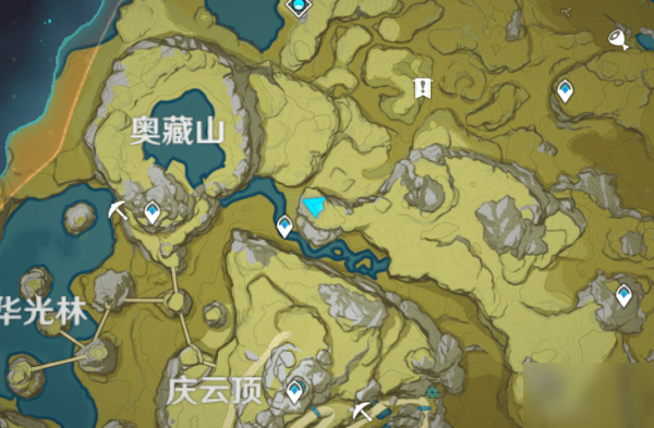 原神攻略:全部54个华丽宝箱 位置大全插图88 原神隐藏宝箱位置大全 全53个华丽宝箱位置一览