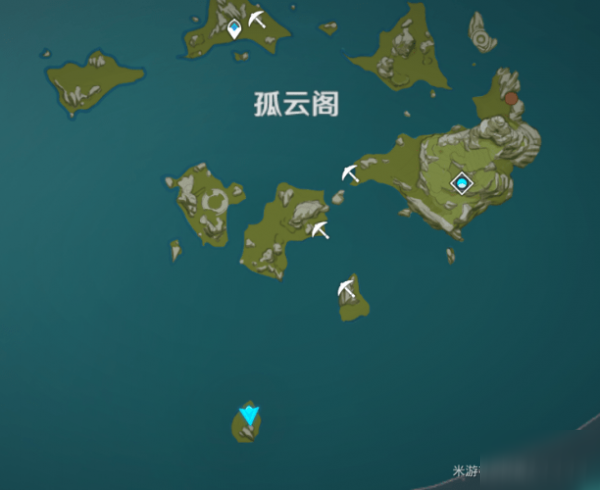 原神攻略:全部54个华丽宝箱 位置大全插图96 原神隐藏宝箱位置大全 全53个华丽宝箱位置一览