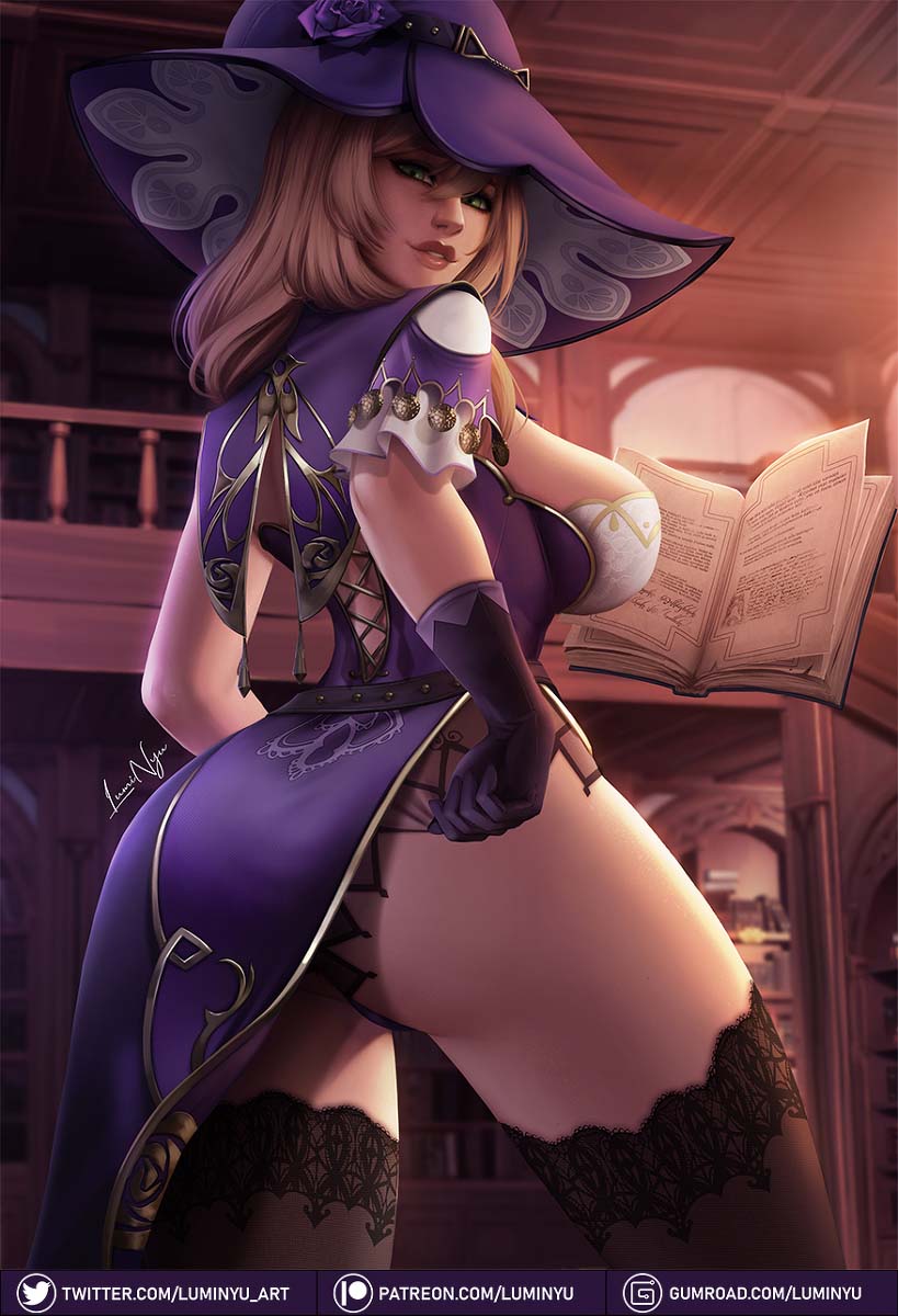 每日好图：原神丽莎同人图【多图】