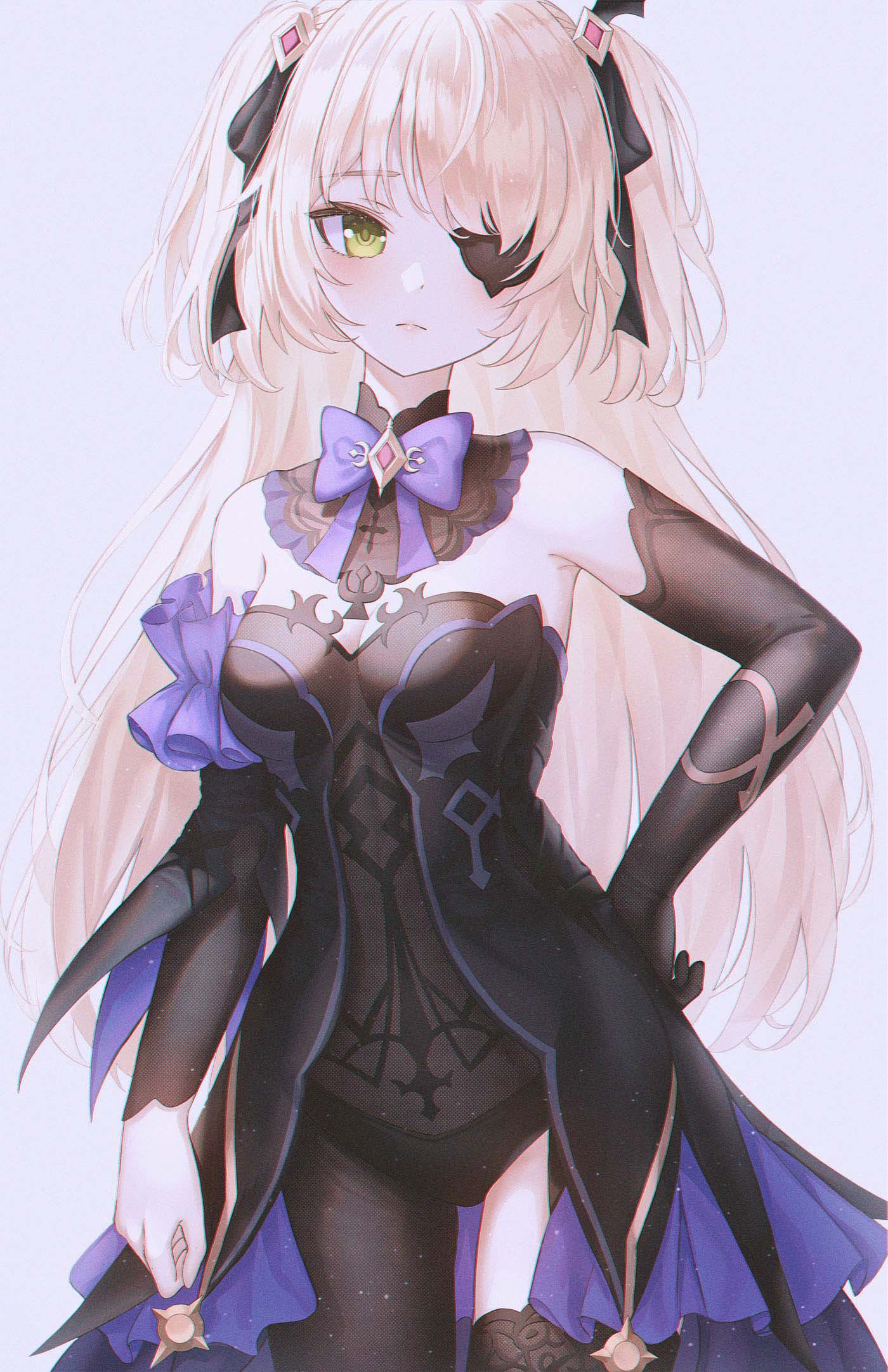 每日好图：原神最新同人图#万圣节#莫娜#芭芭拉#七七#可莉#钟离#公子#荧#安柏