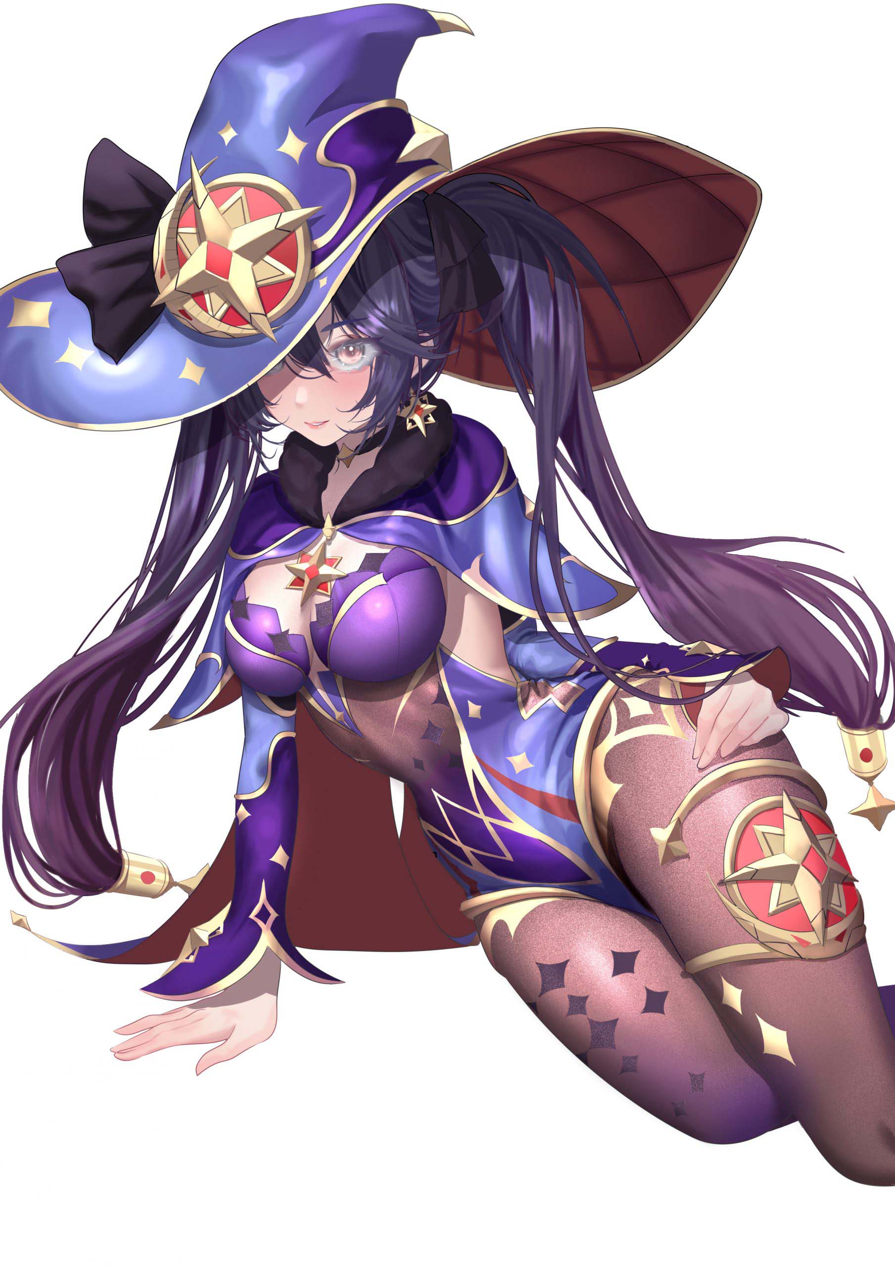 每日好图：#原神 芭芭拉/莫娜/菲谢尔/丽莎/琴 同人图 prpr