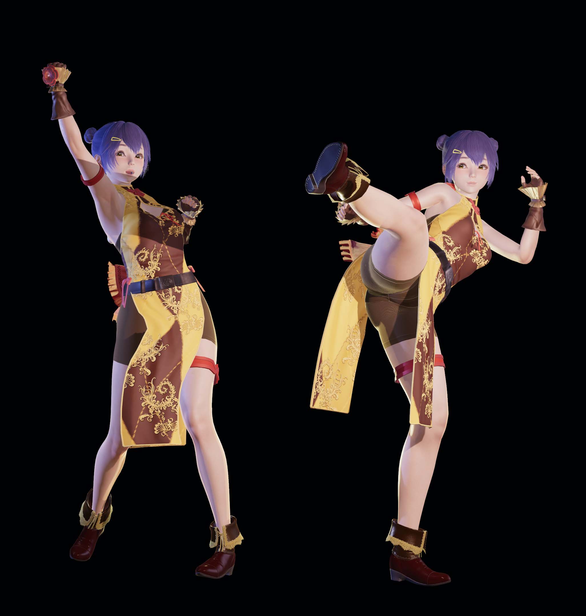 每日好图：原神香菱肉感同人图【3DCG】