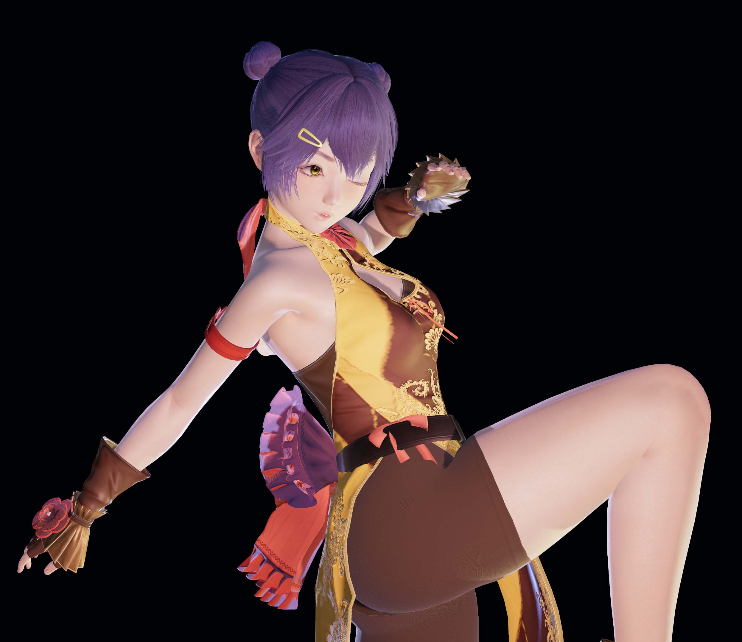 每日好图：原神香菱肉感同人图【3DCG】