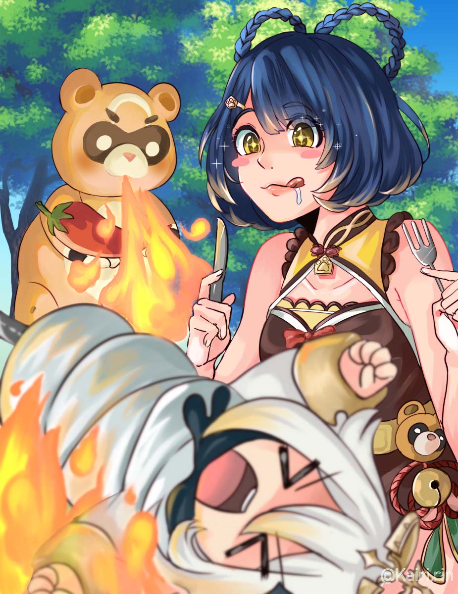 每日好图：原神|香菱|同人图|福利图|涩图|本子【多图】