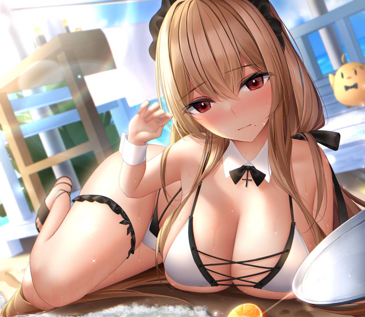 每日好图：二次元性感泳装福利同人图【画师：MHる】