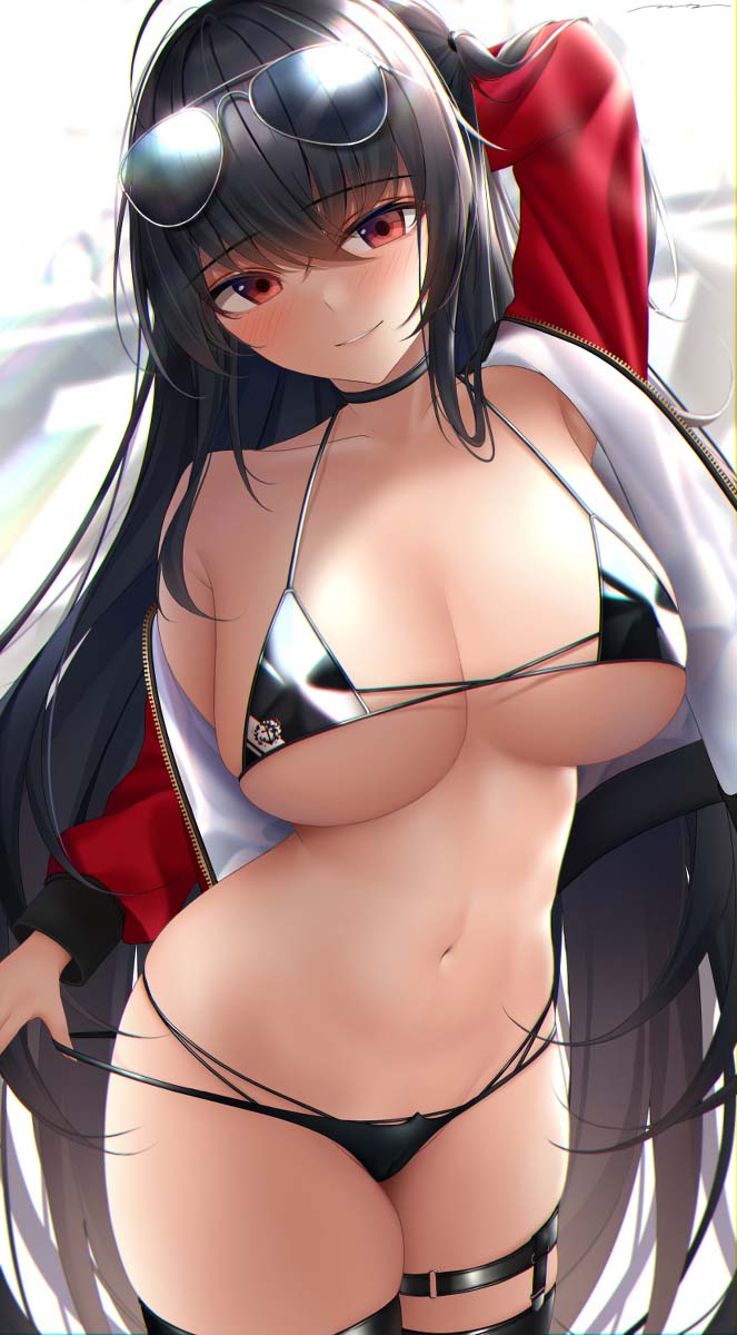 每日好图：二次元性感泳装福利同人图【画师：MHる】