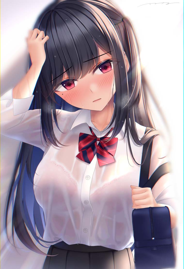 每日好图：二次元性感泳装福利同人图【画师：MHる】