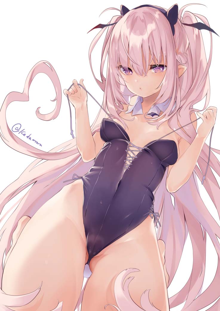 每日好图：~萌萌小恶魔系少女~【画师：玉之けだま】