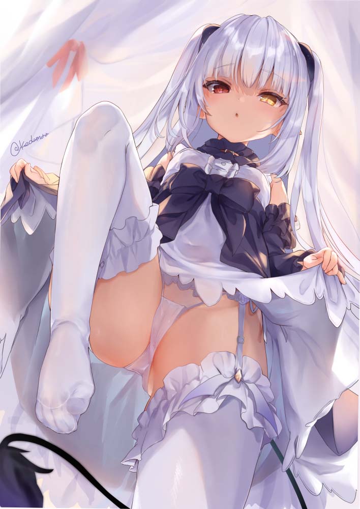 每日好图：~萌萌小恶魔系少女~【画师：玉之けだま】