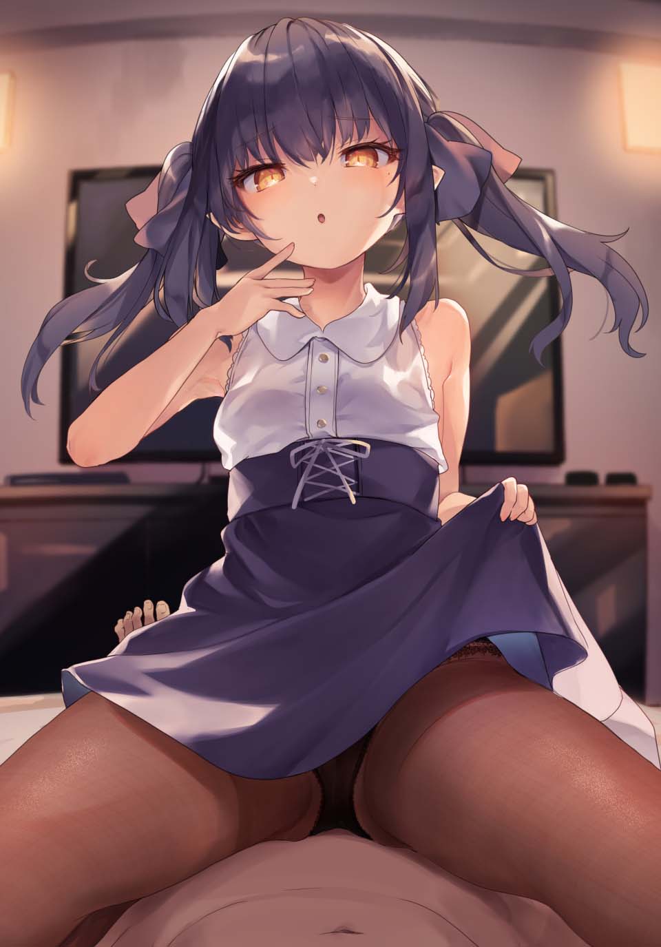 每日好图：~萌萌小恶魔系少女~【画师：玉之けだま】