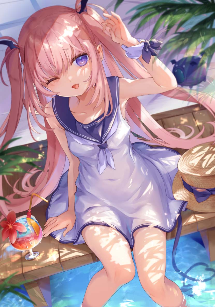 每日好图：~萌萌小恶魔系少女~【画师：玉之けだま】