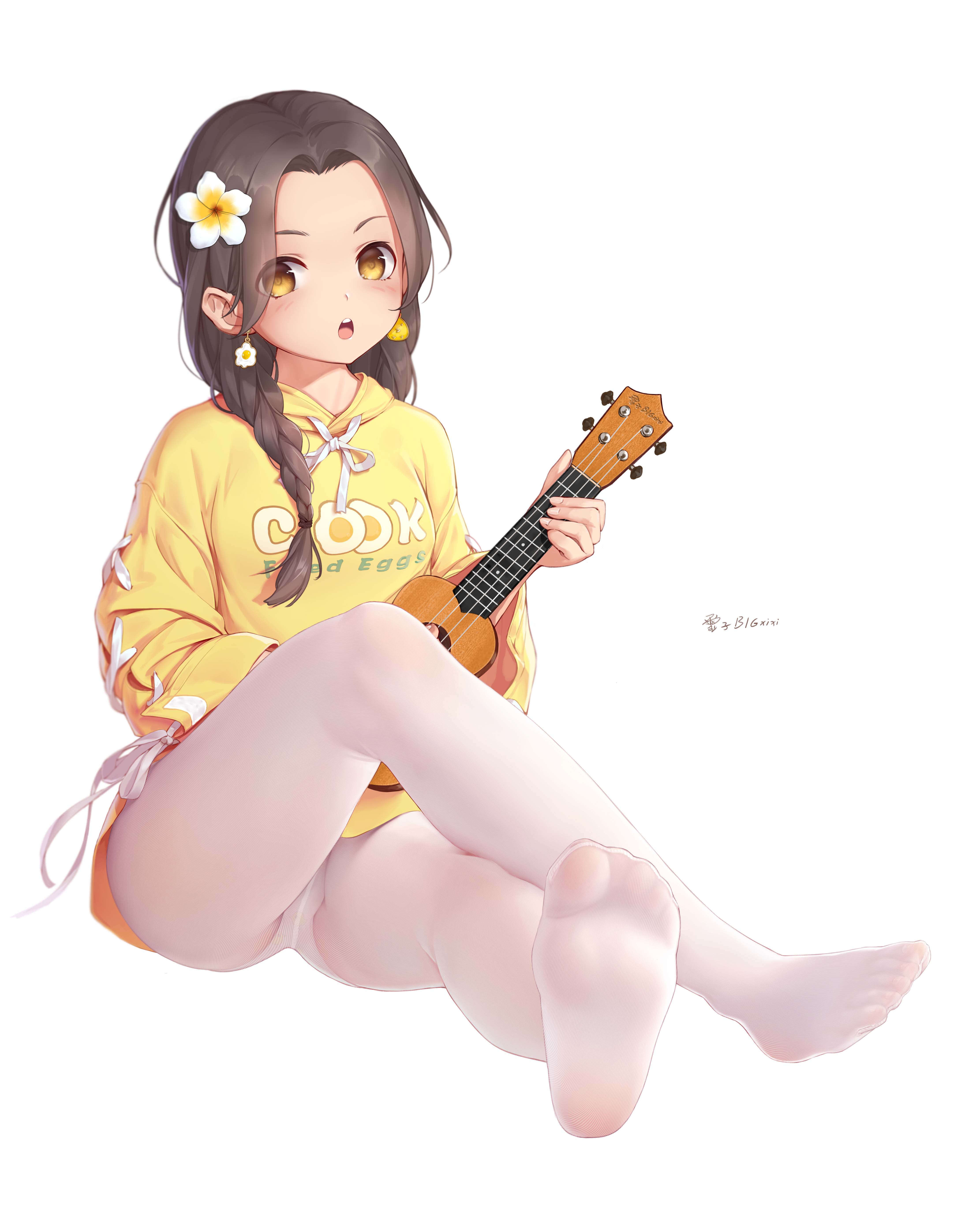 每日好图：白丝足控最爱！大神笔下的白丝美少女！【画师：BIGxixi】