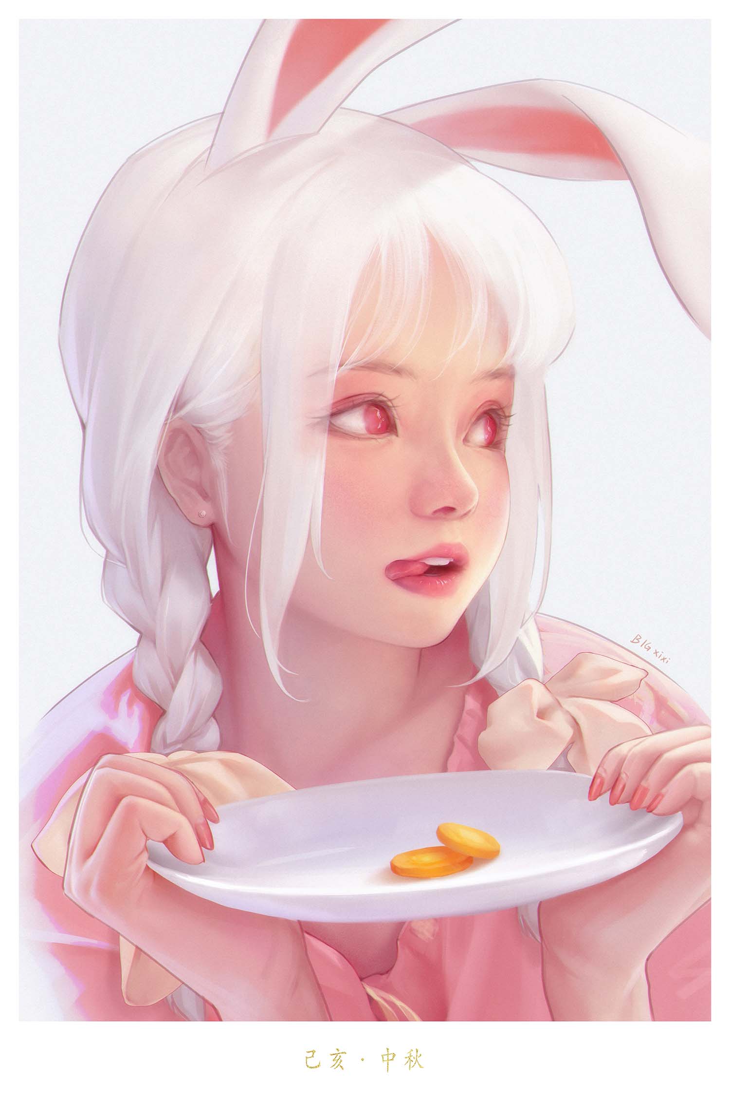 每日好图：白丝足控最爱！大神笔下的白丝美少女！【画师：BIGxixi】