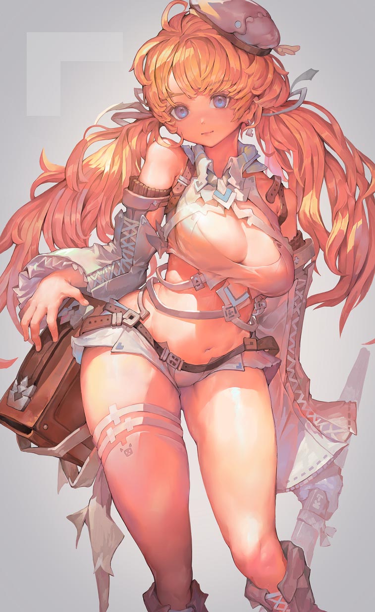 每日好图：极致色彩,二次元动漫美少女【画师：ぼるぼる】