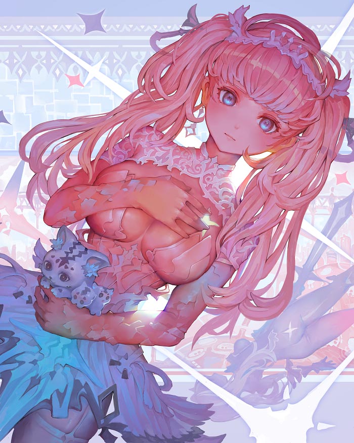 每日好图：极致色彩,二次元动漫美少女【画师：ぼるぼる】