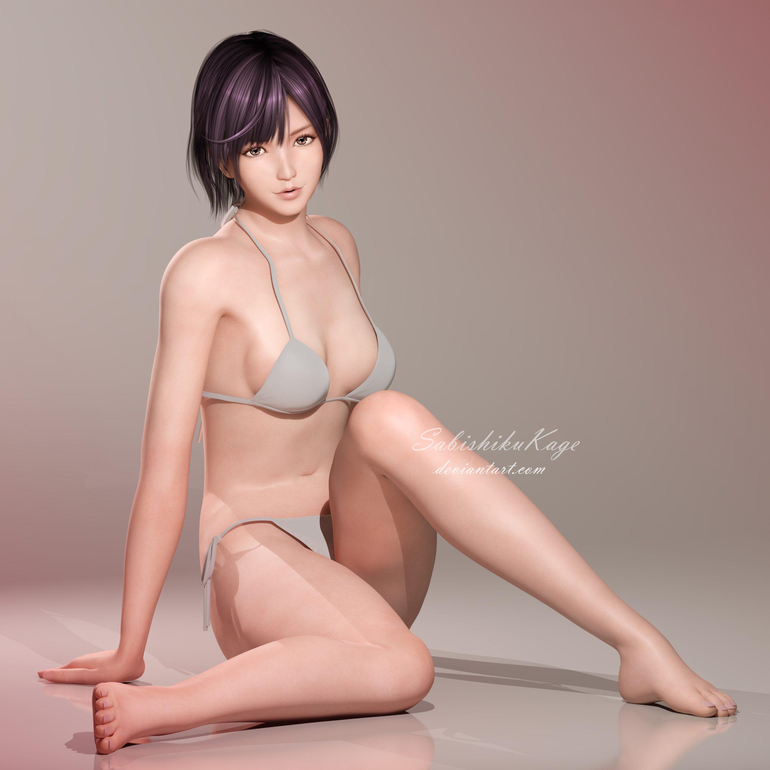 每日好图：死或生性感泳装【3DCG】